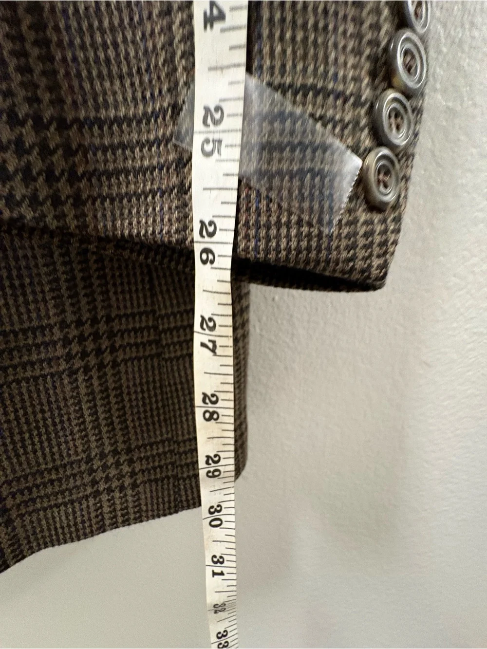 Nordstrom Brown & Tan Glen Plaid Sport Coat